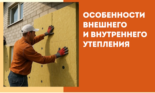 Какие особенности внешнего и внутреннего утепления в Кирово-чепецке
