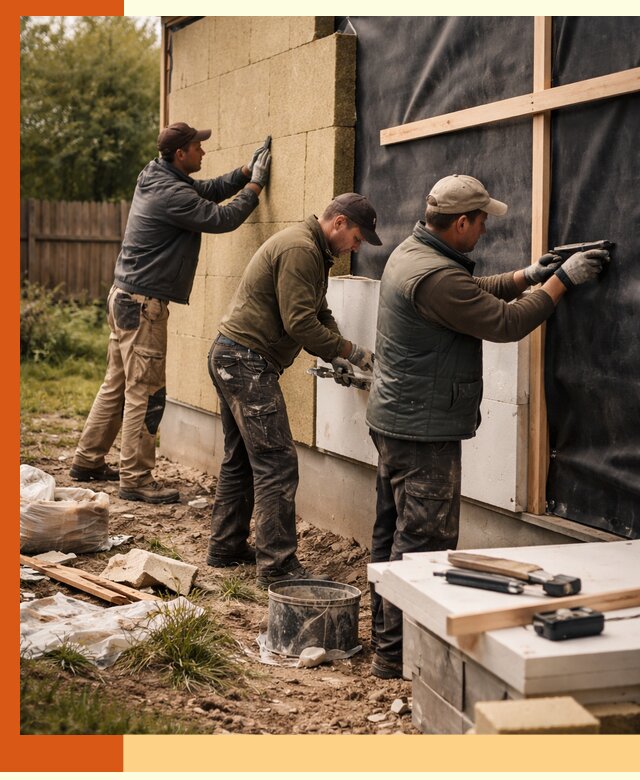 Утепление дачного дома под ключ в Кирово-чепецке