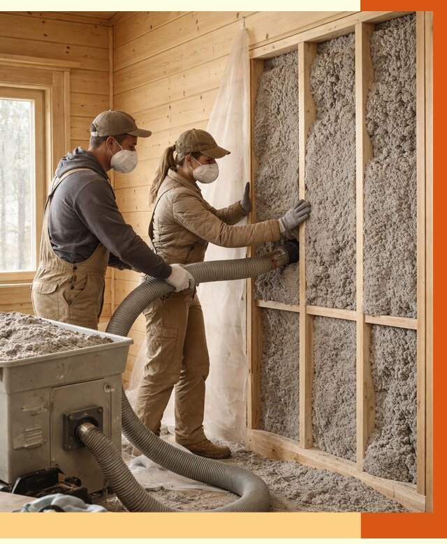 Утепление дачного дома эковатой в Кирово-чепецке от 1577 руб./м2 — комплексно, ТепломастерКрв