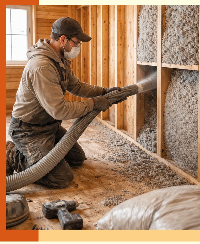 Утепление дачного дома эковатой в Кирово-чепецке — быстро и надёжно