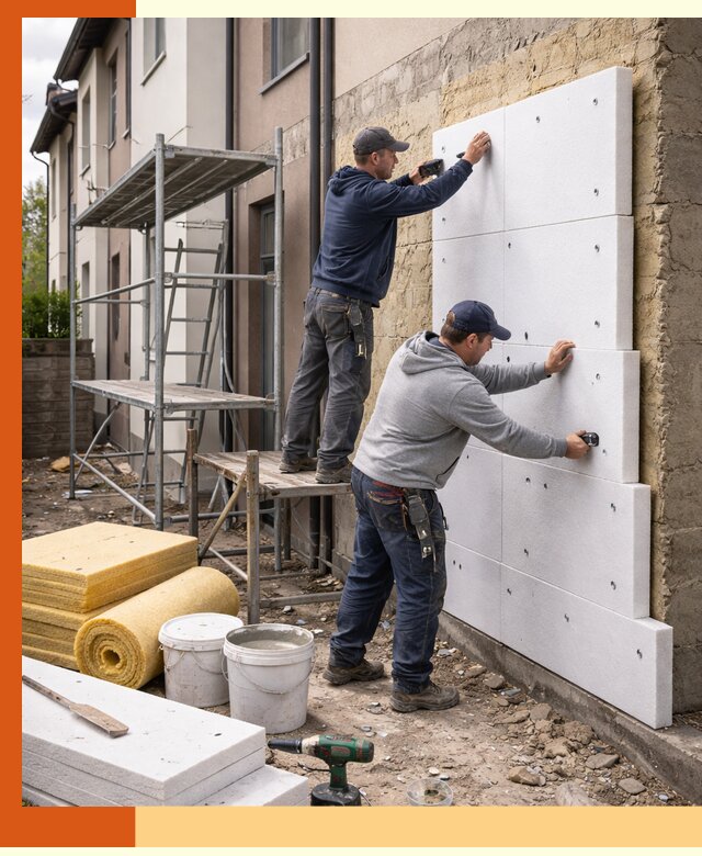 Утепление таунхауса с гарантией комфорта в Кирово-чепецке