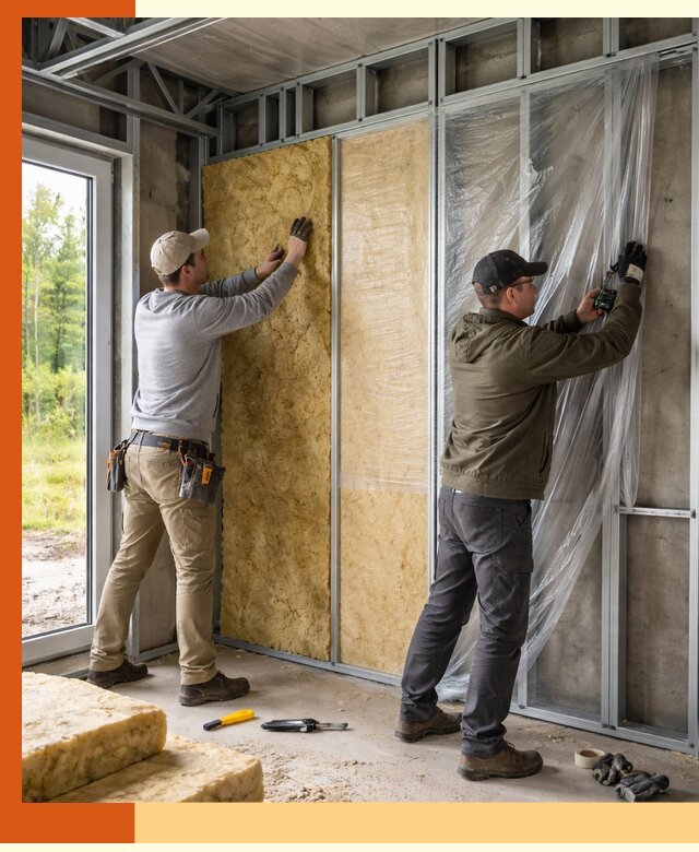 Утепление дома из ЛСТК в Кирово-чепецке с гарантией качества и эффективности