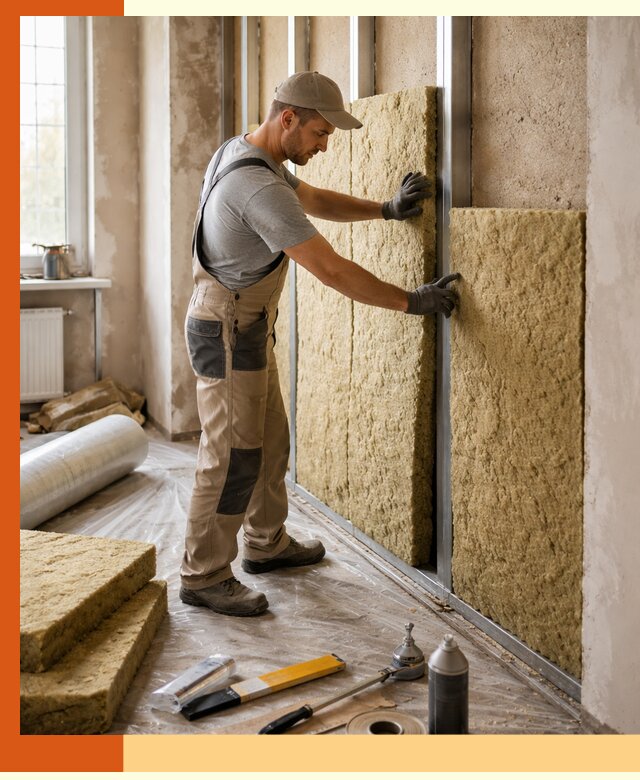 Утепление квартиры в Кирово-чепецке — комплексная теплоизоляция стен и полов