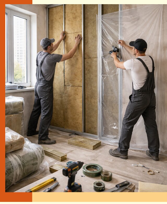 Утепление квартиры изнутри профессионально в Кирово-чепецке