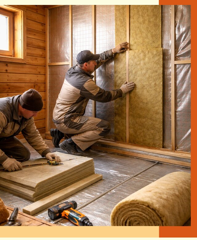 Утепление бани изнутри в Кирово-чепецке под ключ от 4567 руб./м² | ТепломастерКрв