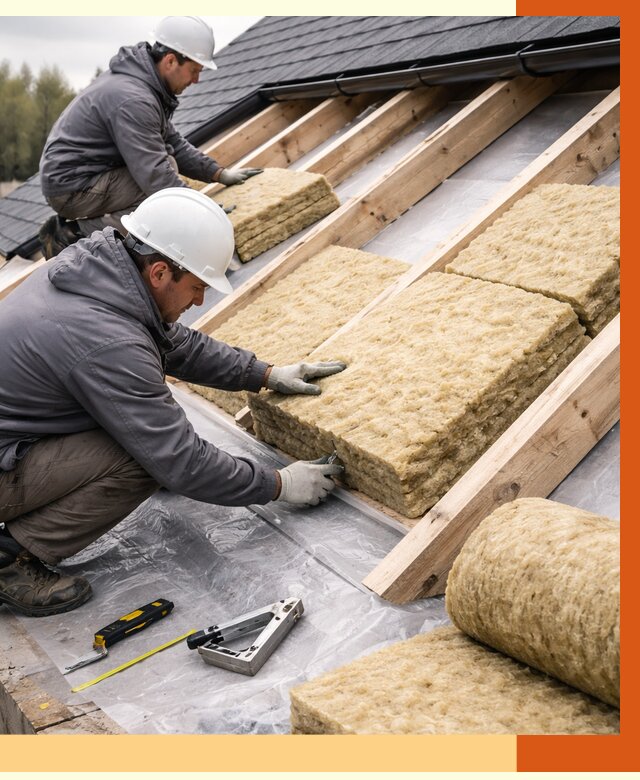 Утепление крыши в Кирово-чепецке от 2012 руб./м2 — комплексное утепление кровли | ТепломастерКрв