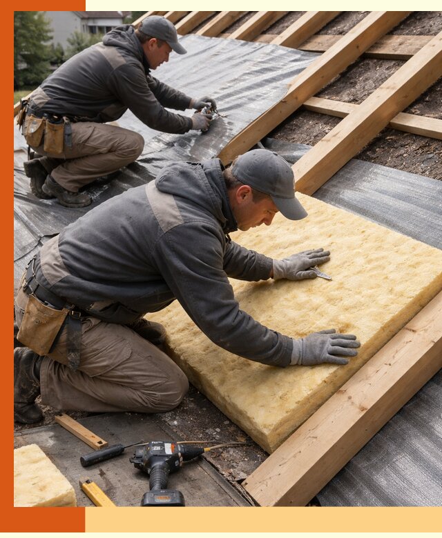 Профессиональное утепление крыши в Кирово-чепецке качественно и надежно