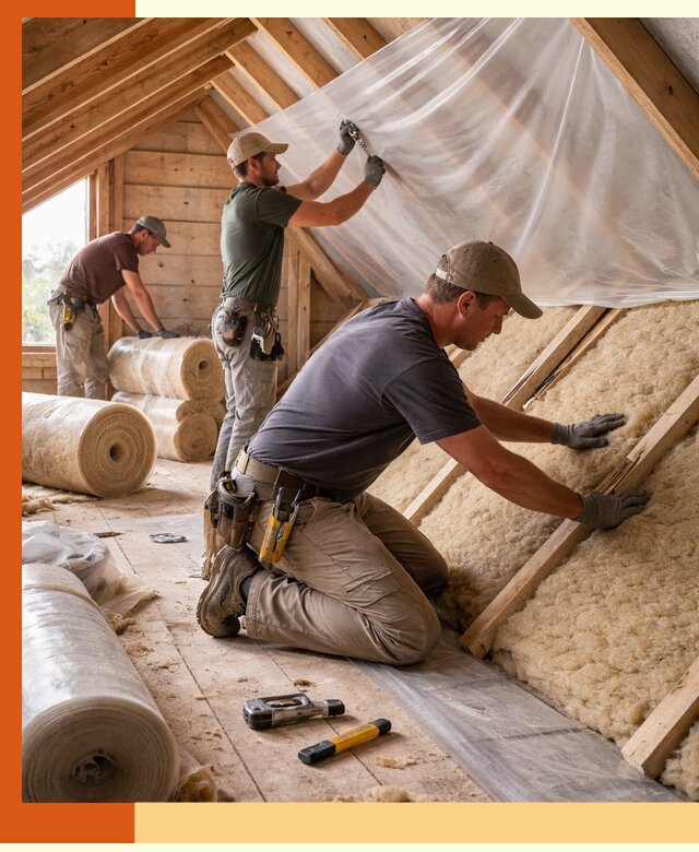 Утепление крыши изнутри в Кирово-чепецке: профессионально и надежно