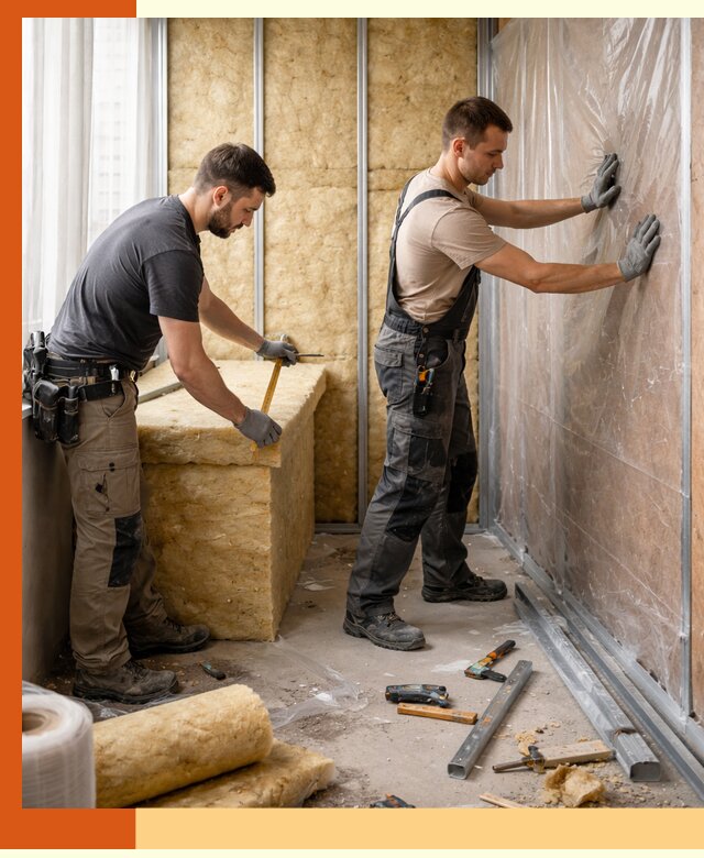 Профессиональное утепление лоджии в Кирово-чепецке эффективно и надежно