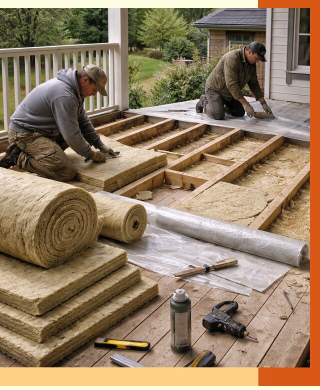 Утепление террасы в Кирово-чепецке от 4567 руб./м2 — утеплить террасу под ключ | ТепломастерКрв