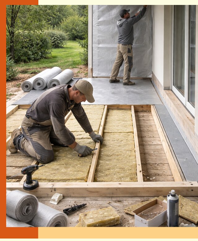 Утепление террасы в Кирово-чепецке — тепло и защита круглогодично