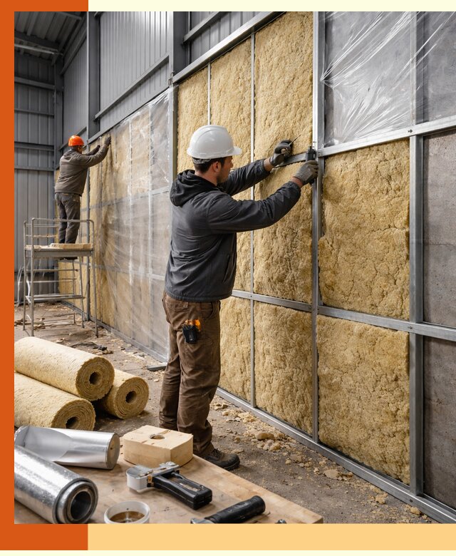 Утепление ангара в Кирово-чепецке — профессиональная теплоизоляция помещений