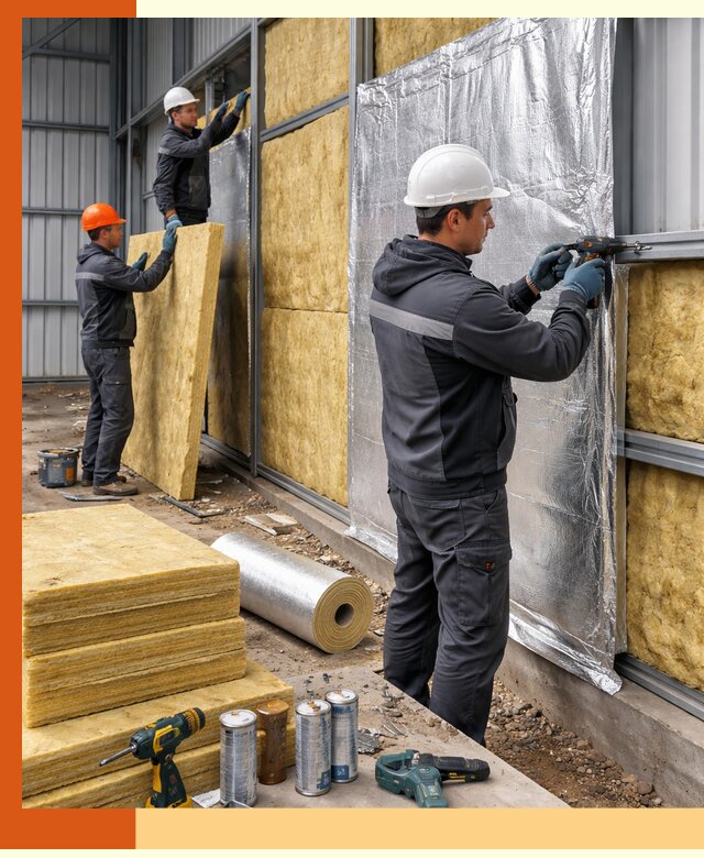 Утепление металлического ангара профессионально в Кирово-чепецке