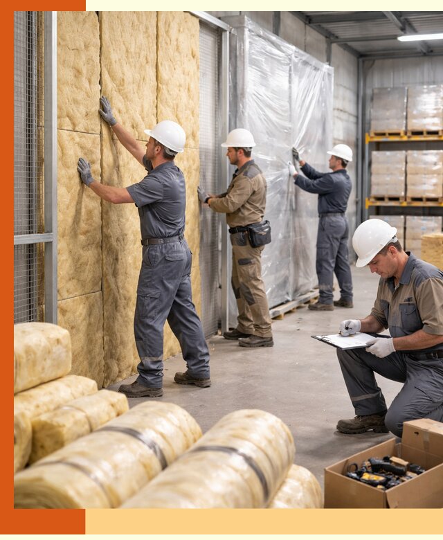 Утепление склада готовой продукции в Кирово-чепецке качественно и быстро