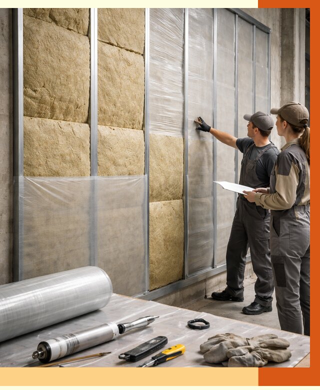 Утепление склада химсырья в Кирово-чепецке от 4893 руб. под ключ | ТепломастерКрв