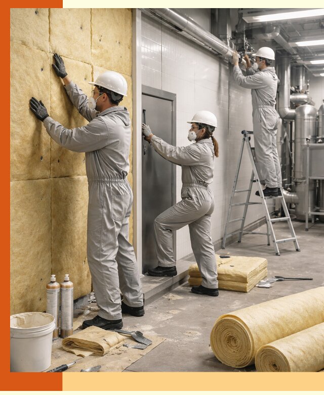 Утепление пищевого цеха под ключ в Кирово-чепецке