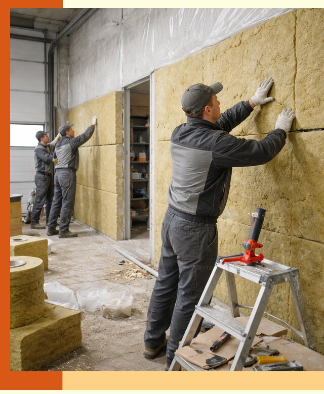 Утепление автосервиса и мастерских в Кирово-чепецке качественно и надёжно