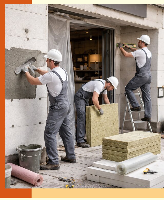 Утепление кафе в Кирово-чепецке: профессиональная теплоизоляция и монтаж