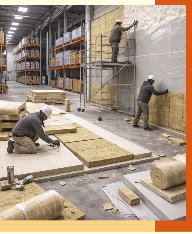 Утепление складского терминала в Кирово-чепецке от 8156 руб./м² под ключ | ТепломастерКрв