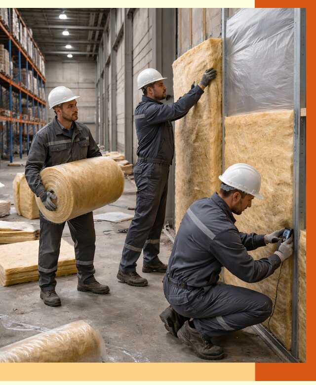 Утепление логистического центра в Кирово-чепецке от 4893 руб/м² под ключ | ТепломастерКрв