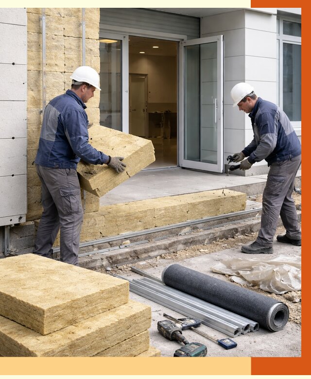 Утепление медицинского центра в Кирово-чепецке под ключ от 13593 руб./м² | ТепломастерКрв