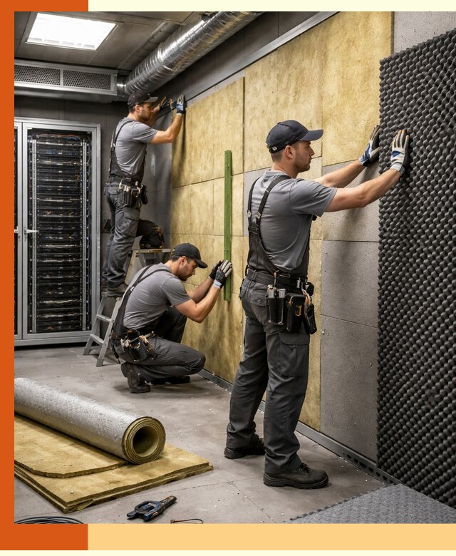 Утепление серверной комнаты профессионально в Кирово-чепецке