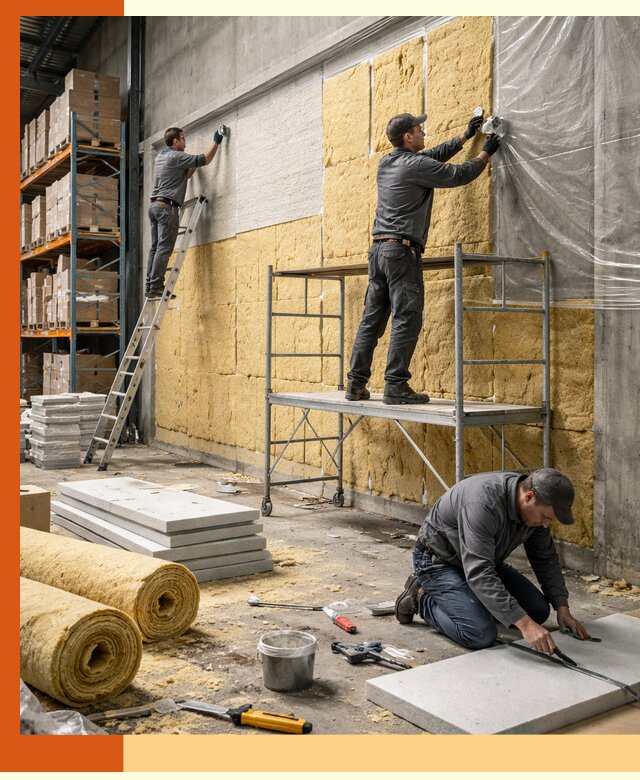 Утепление холодного склада под ключ в Кирово-чепецке