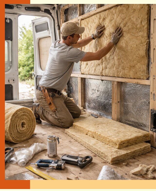 Утепление кемпера под ключ в Кирово-чепецке с гарантией качества