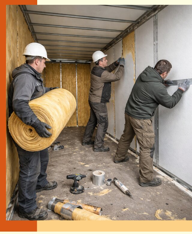 Утепление рефрижераторного контейнера в Кирово-чепецке профессионально и надежно