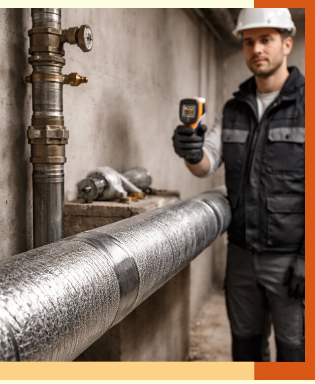 Утепление труб водоснабжения в Кирово-чепецке от 9243 руб. за м² — услуги ТепломастерКрв