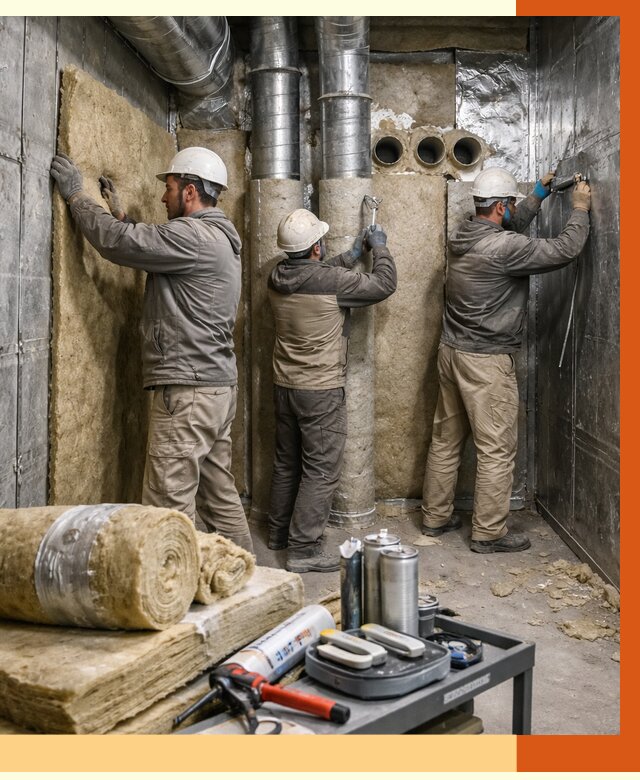 Утепление венткамеры в Кирово-чепецке под ключ от 1577 руб. — профессионально | ТепломастерКрв