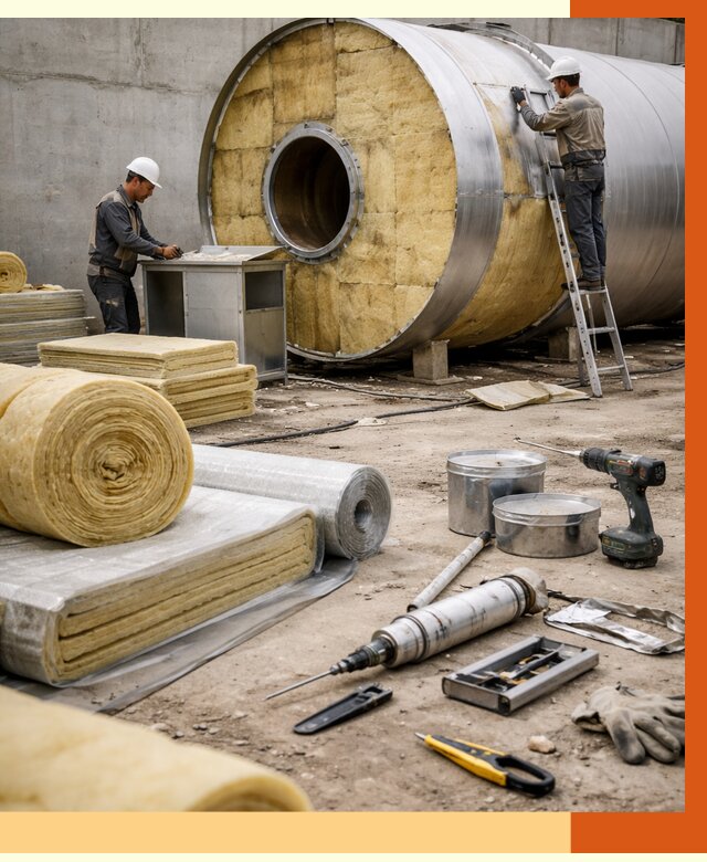 Утепление резервуара с топливом в Кирово-чепецке от 29904 руб. под ключ | ТепломастерКрв