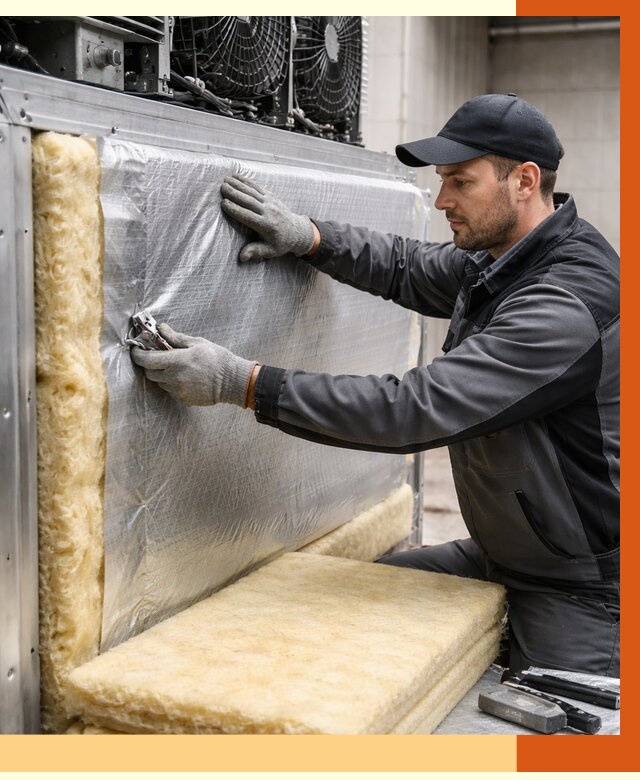 Утепление холодильного агрегата в Кирово-чепецке от 9243 руб. под ключ | ТепломастерКрв