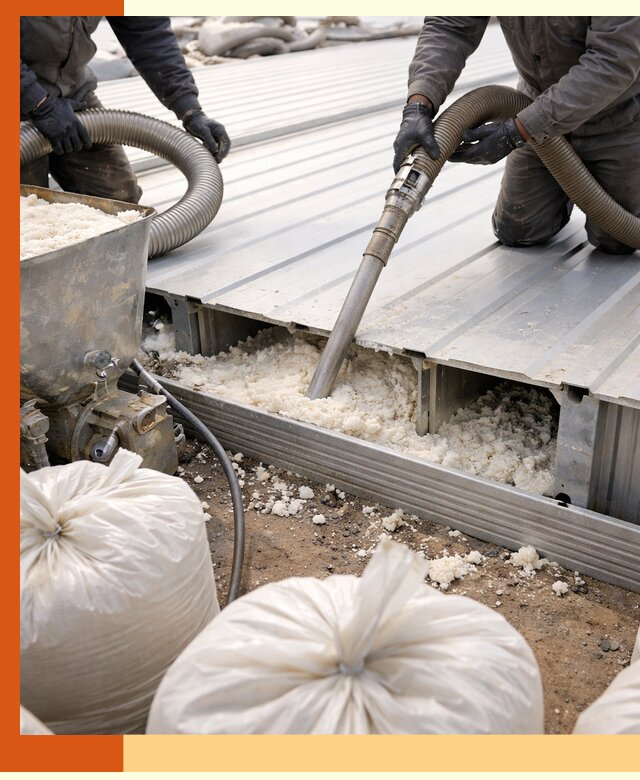 Заполнение пустот кровельных панелей пенными и мокрыми герметиками в Кирово-чепецке