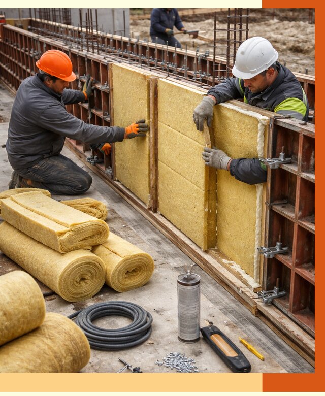 Теплоизоляция опалубки в Кирово-чепецке от 7829 руб. за м2 — услуги и монтаж | ТепломастерКрв