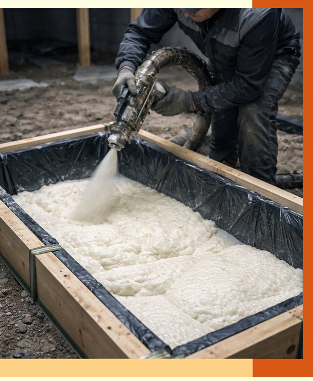 Заливка ППУ в формы в Кирово-чепецке от 2719 руб. — утепление форм под ключ | ТепломастерКрв