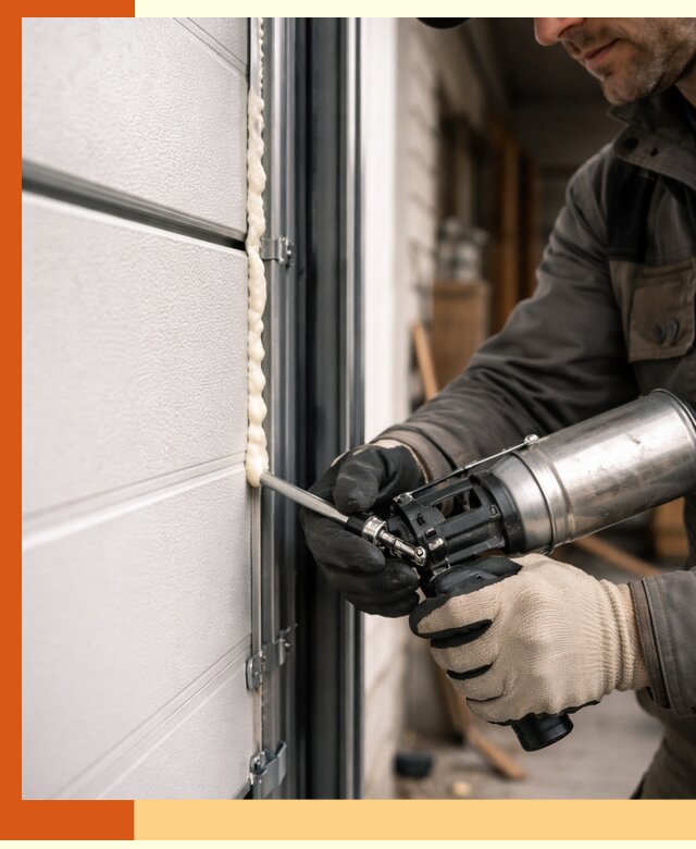 Заполнение пустот ворот в Кирово-чепецке профессионально и герметично