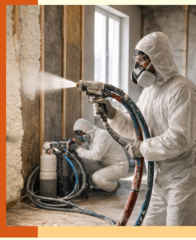 Пенополиуретан напыление для утепления зданий в Кирово-чепецке