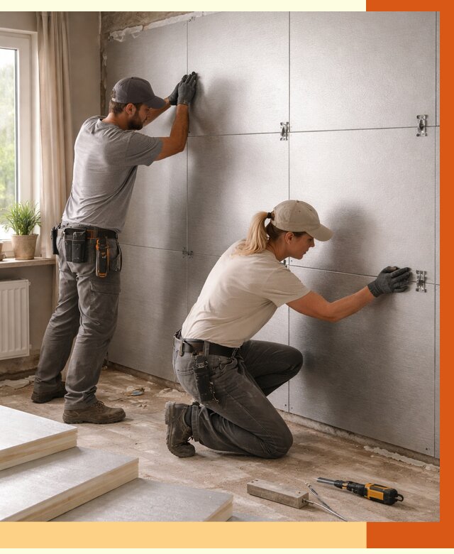 Утепление PIR панелями в Кирово-чепецке от 4567 руб. под ключ | ТепломастерКрв