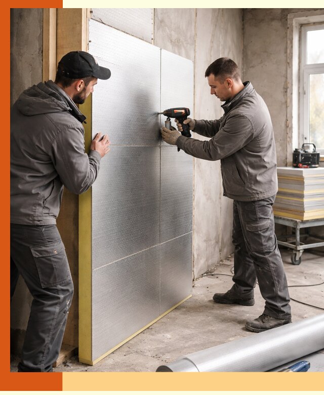 Утепление PIR панелями домов и зданий в Кирово-чепецке