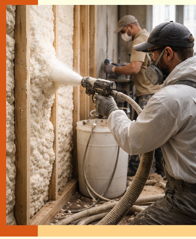 Утепление пеноизолом жилых и коммерческих объектов в Кирово-чепецке