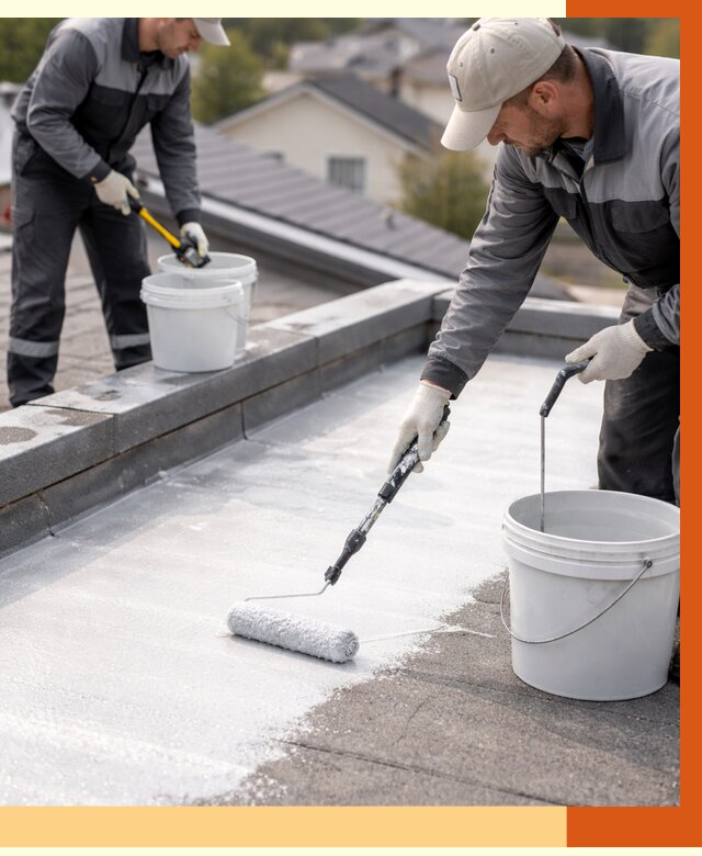 Утепление кровли жидкой теплоизоляцией в Кирово-чепецке от 2338 руб./м2 | ТепломастерКрв