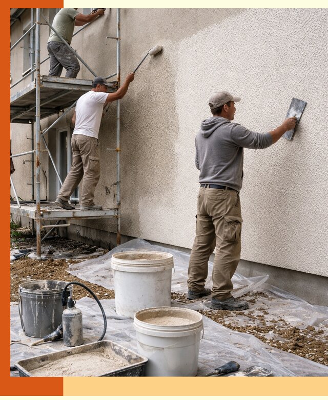 Утепление фасада жидкой пробкой в Кирово-чепецке