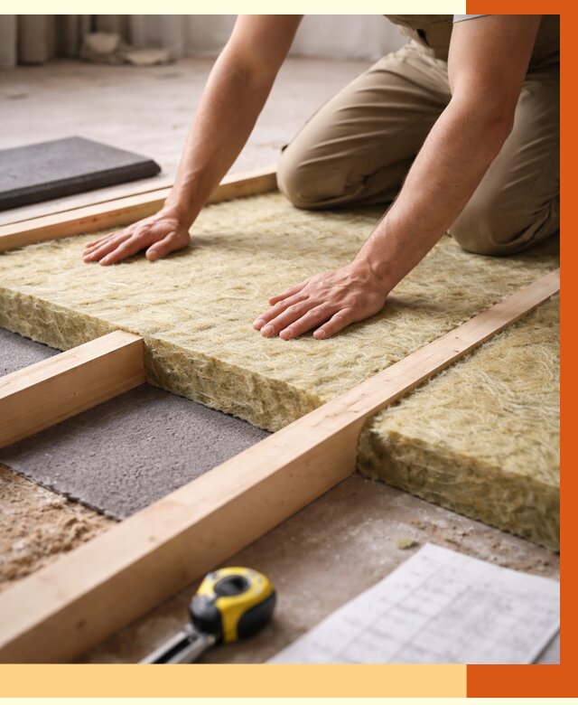 Шумоизоляция пола в Кирово-чепецке от 1359 руб./м² — профессиональная звукоизоляция | ТепломастерКрв