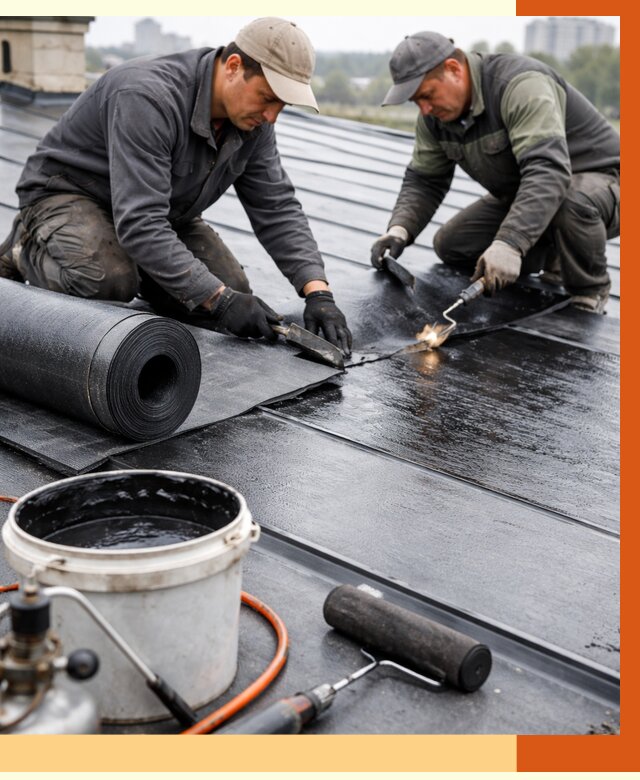 Гидроизоляция фальцевой кровли в Кирово-чепецке от 8156 руб. под ключ | ТепломастерКрв