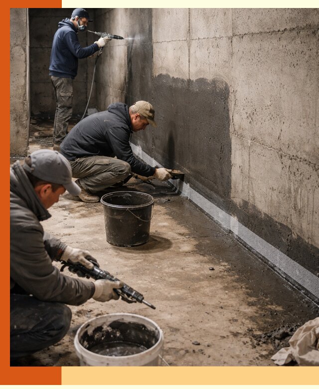 Гидроизоляция подвала в Кирово-чепецке — комплексная защита от влаги