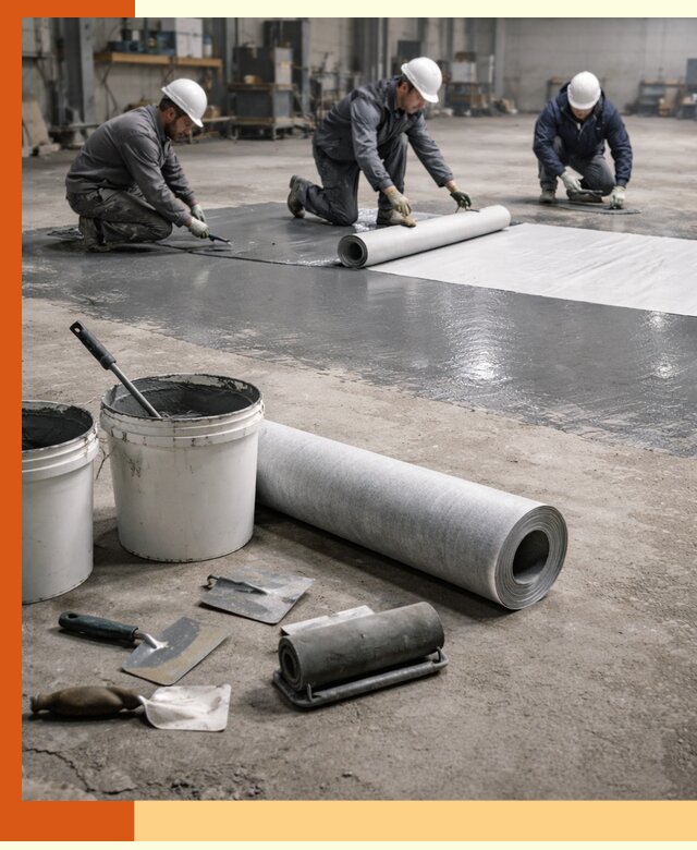 Гидроизоляция промышленного пола в Кирово-чепецке — защита и долговечность