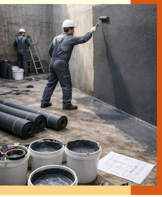 Гидроизоляция резервуара в Кирово-чепецке от 130488 руб. под ключ | ТепломастерКрв