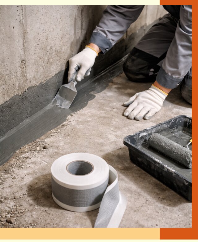 Гидроизоляция швов и герметизация стыков в Кирово-чепецке от 1359 руб. | ТепломастерКрв