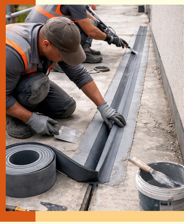 Гидроизоляция деформационного шва в Кирово-чепецке профессионально и надежно